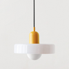 Suspension ColorLoop – Lampe suspendue Bauhaus artistique avec lumière chaude