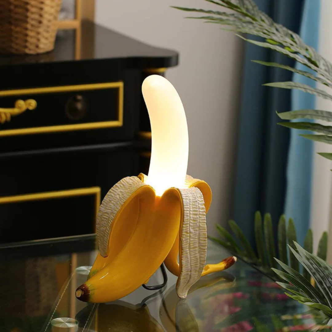 GoudenAura Luxe Banane Lampe de Table LED | Éclairage élégant pour une ambiance envoûtante