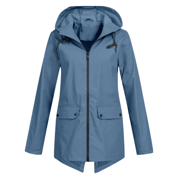 Veste de Pluie Tendance pour Dames avec Capuche - Liora