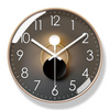 Zynir | Horloge Murale Design Élégante | Mécanisme Quartz Silencieux | Luxe et Moderne | Plastique & Verre | Sans Tic-Tac | Pile Non Incluse | Parfaite pour Salon, Chambre, Bureau