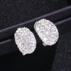 Boucles d'oreilles en zircon romantiques intemporelles