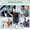 Sonnette Wi-Fi intelligente noire avec caméra – Noctiq