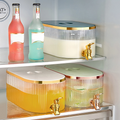 Distributeur de Boissons Froides – Grande Bouilloire Réfrigérateur avec Robinet pour Limonade, Thé et Boissons Maison