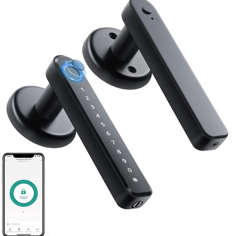 Bouton de Porte Intelligent avec Empreinte Digitale - Sécurité et Commodité en Un