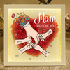 FloraFrame | Ajoutez vos noms et un message d'amour pour rendre ce cadeau aussi spécial que votre lien avec maman