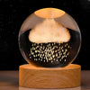 Boule en cristal gravée en 3D - Celestia