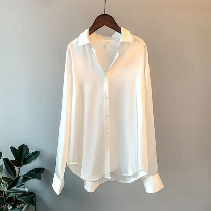 Blouse Satinée Élégante pour Femmes - Elina