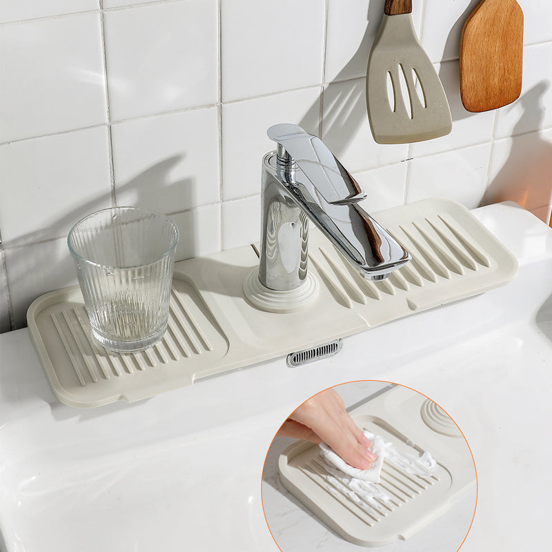 Tapis d'égouttage en silicone avec drainage automatique – DripGuard