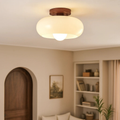 Lampe de Plafond Crème Bauhaus