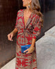 Caitlyn | Robe en Soie avec Décolleté en V