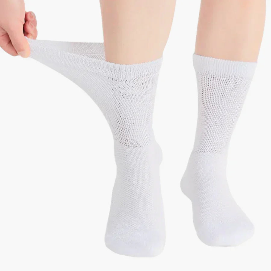 Vardi Dante NeuroVital Chaussettes | Extrêmement extensible | Design sans couture | Rembourrage au talon | Antibactérien et anti-odeur | Spécialement pour le diabète et la neuropathie | Technologie de tricot à 3 zones pour un confort optimal