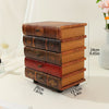 Boîte de Rangement en Forme de Livre Classique avec Cinq Tiroirs – Organisation Intemporelle pour la Maison et le Bureau
