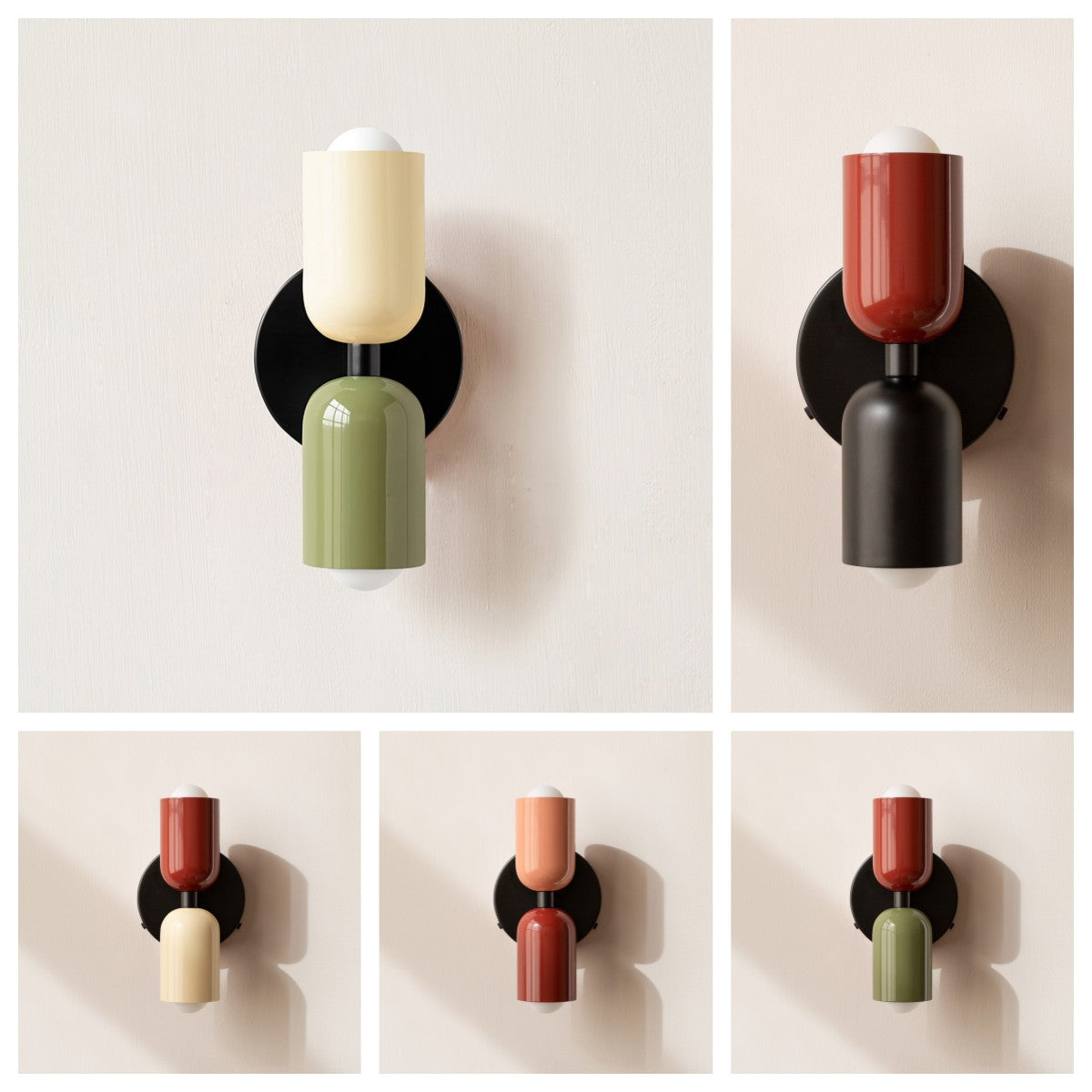 Applique Murale Moderne Réglable – Applique Métallique Élégante à Double Ampoule