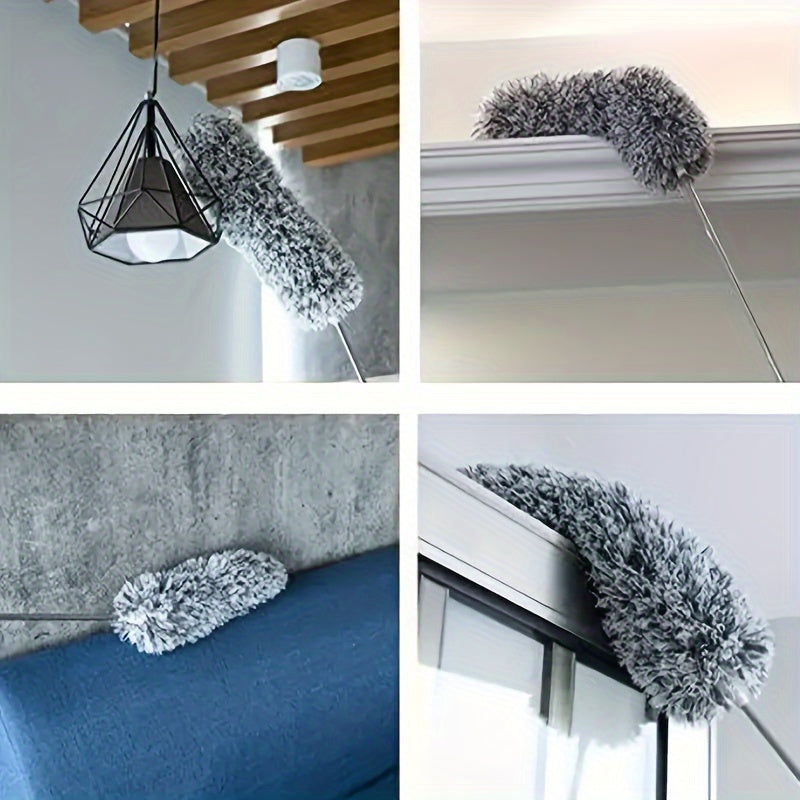 FlexiClean Balai à Franges Télescopique – Réglable et Flexible