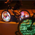 Lumières LED pour rayons de vélo 3D