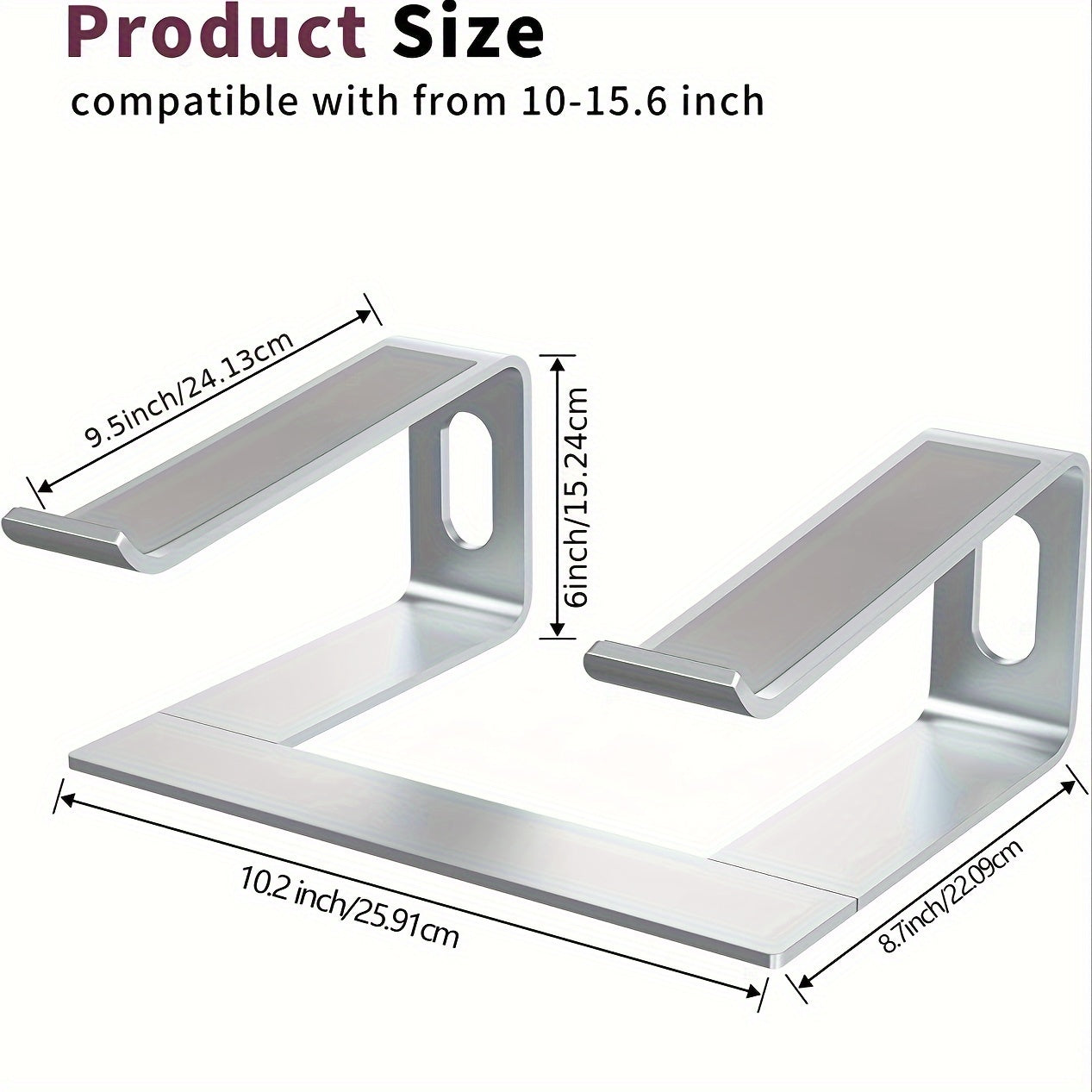 Support d'ordinateur portable en aluminium – Ergonomique et Ventilé