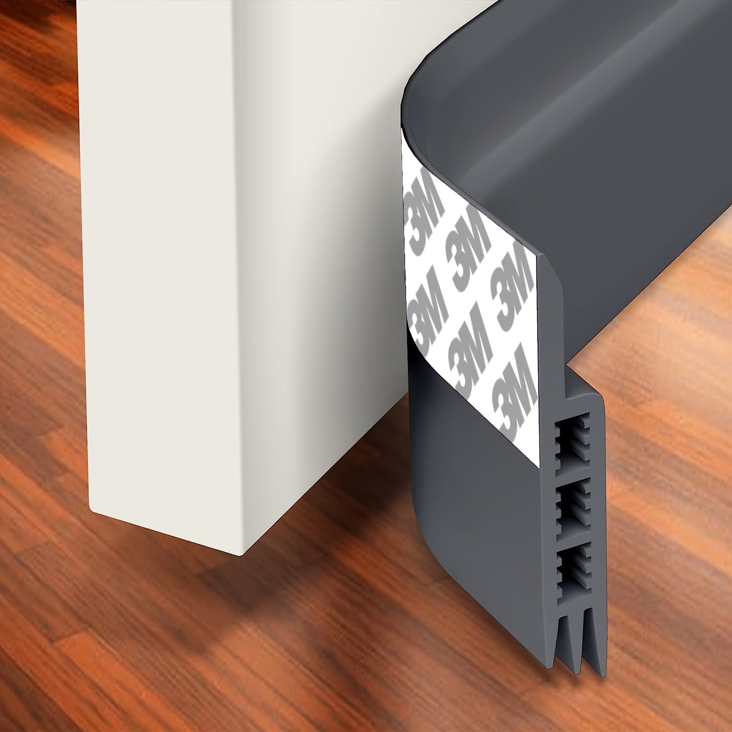 Boudin de porte - Racleur de porte en silicone avec fort adhésif et isolation phonique