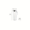 AquaElegance Carafe de Luxe avec Couvercle | Ustensiles de boisson durables et élégants pour un usage quotidien