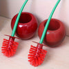 Brosse de Toilette en Forme de Cerise - Pour un Nettoyage de Salle de Bain Élégant