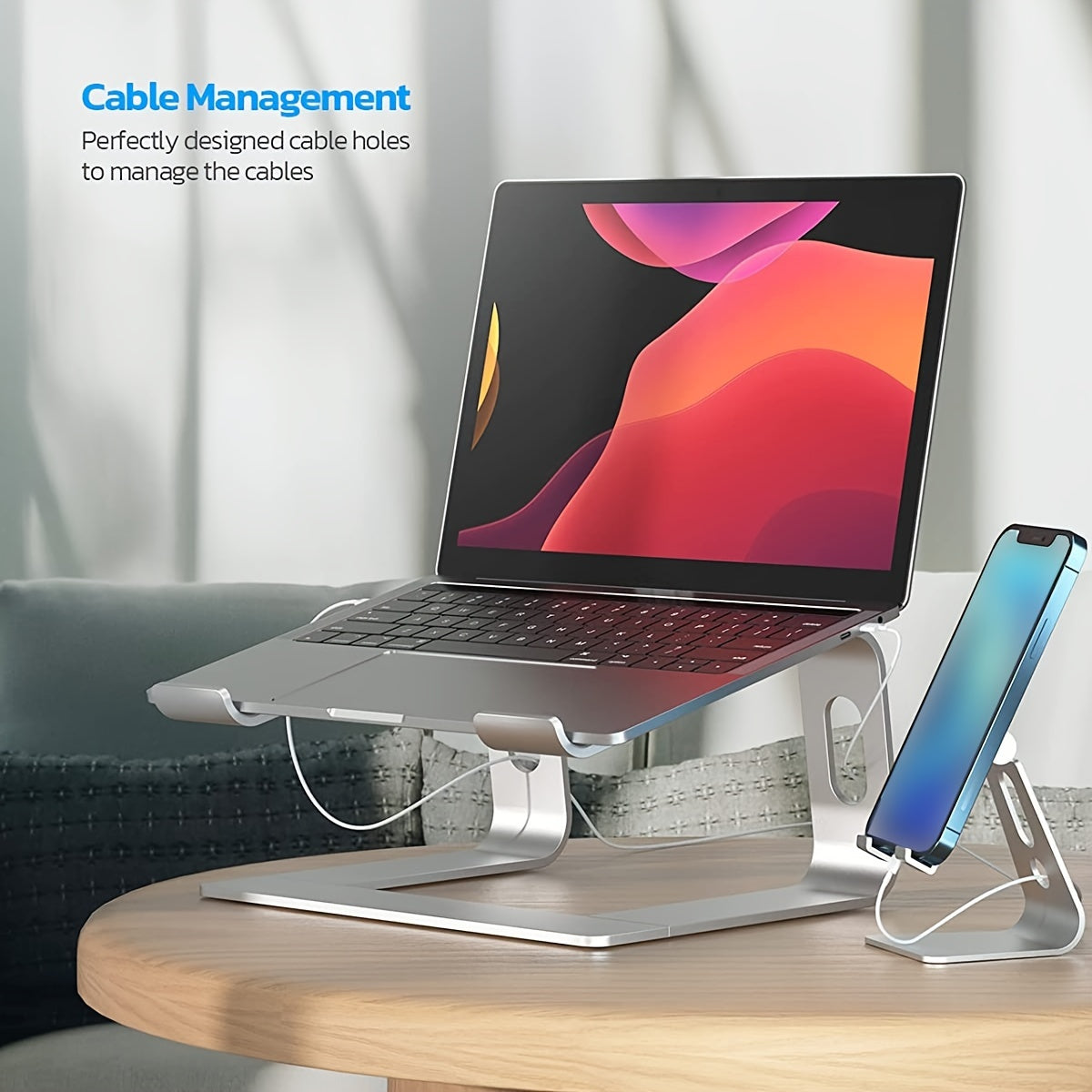 Support d'ordinateur portable en aluminium – Ergonomique et Ventilé