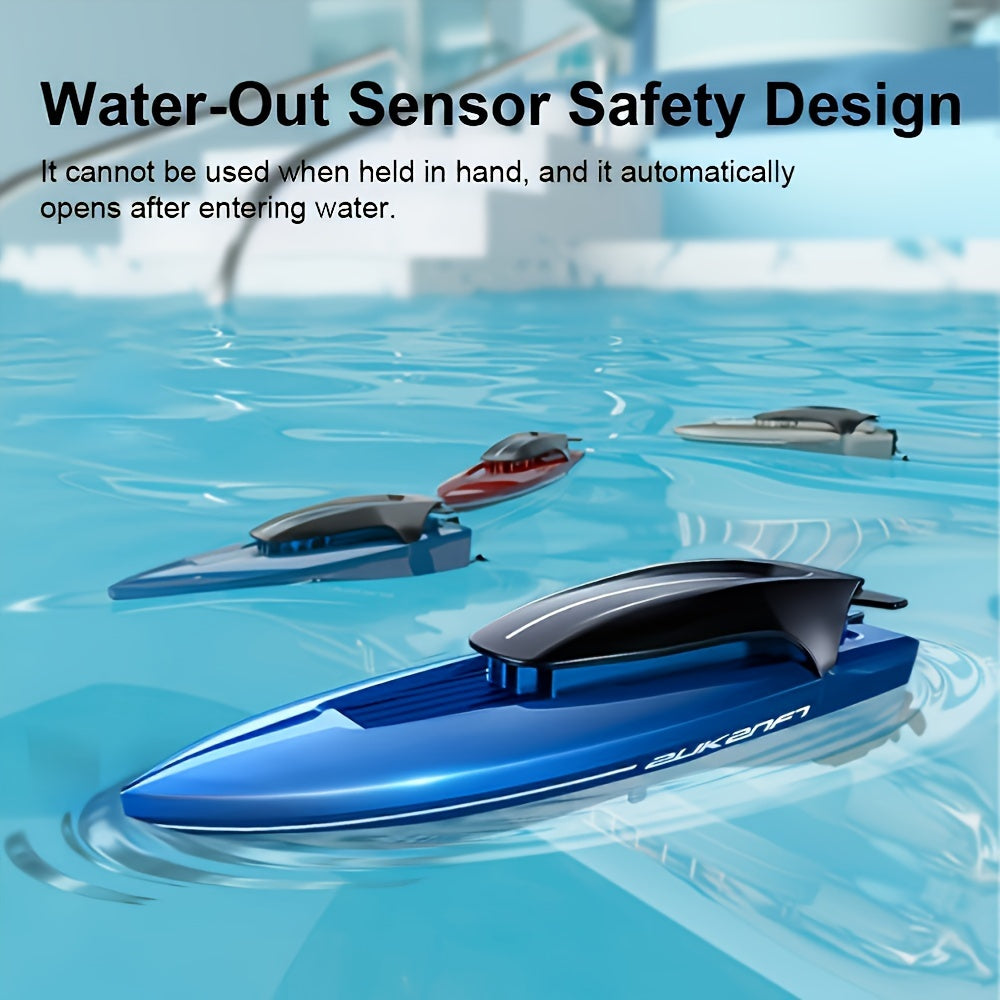 Bateau Mini Jouet Aquatique – Télécommandé avec Éclairage LED