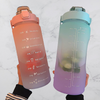 Bouteille d'eau motivante 2L avec repères horaires – HydroMotivator