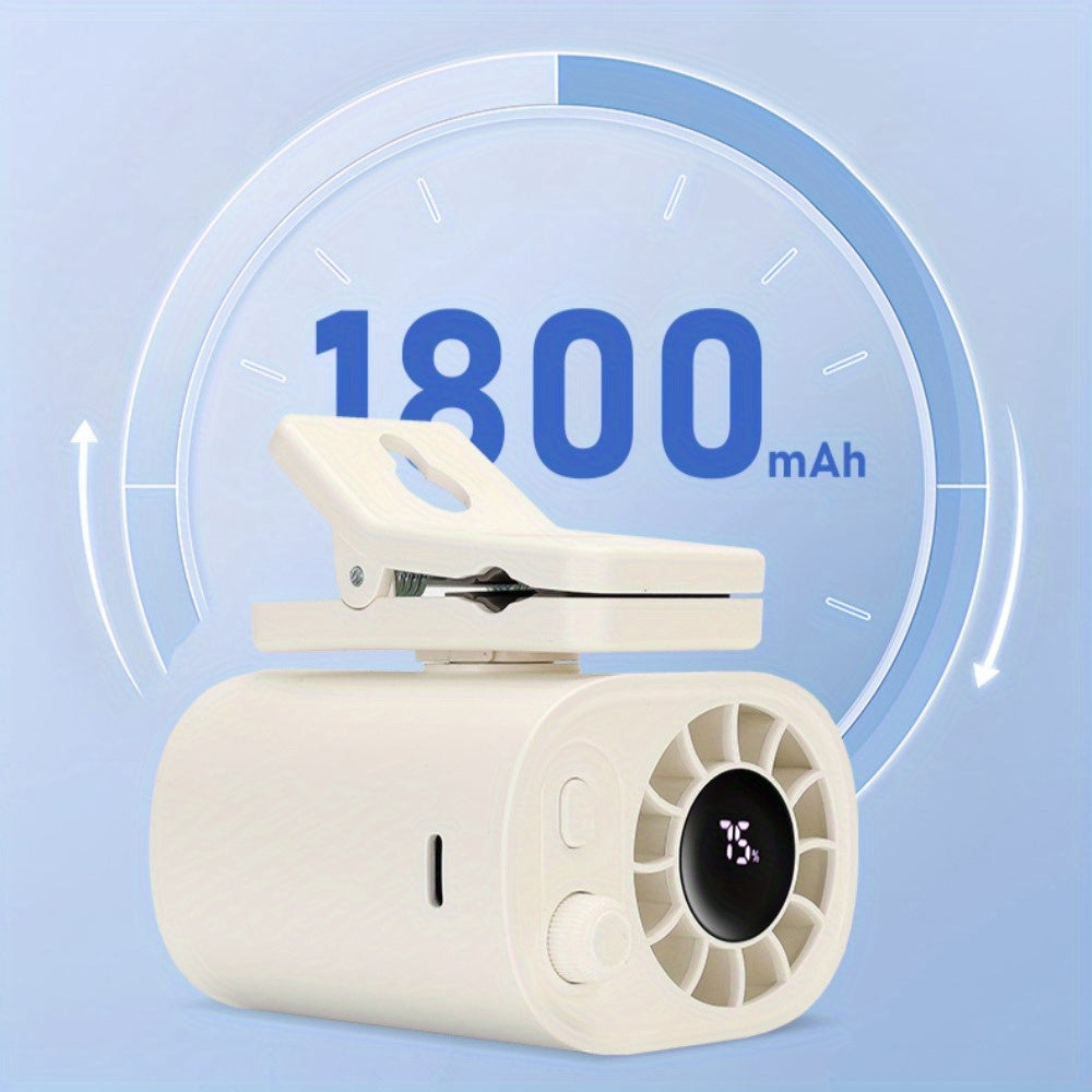 BreezeClip Mini Ventilateur – Refroidissement Puissant, Partout et Tout le Temps