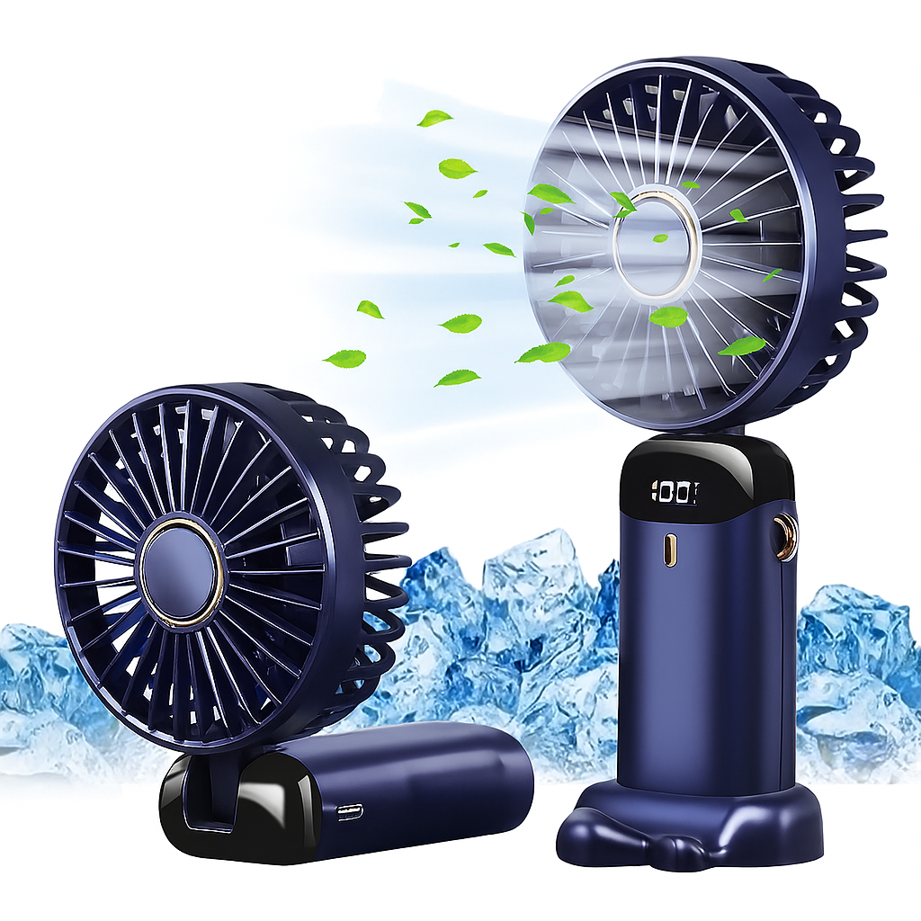 Ventilateur Portable Rechargeable 5000mAh