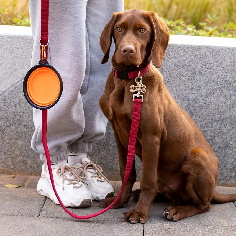 Bol de Nourriture Pliable – Durable et Compact pour Chiens et Chats
