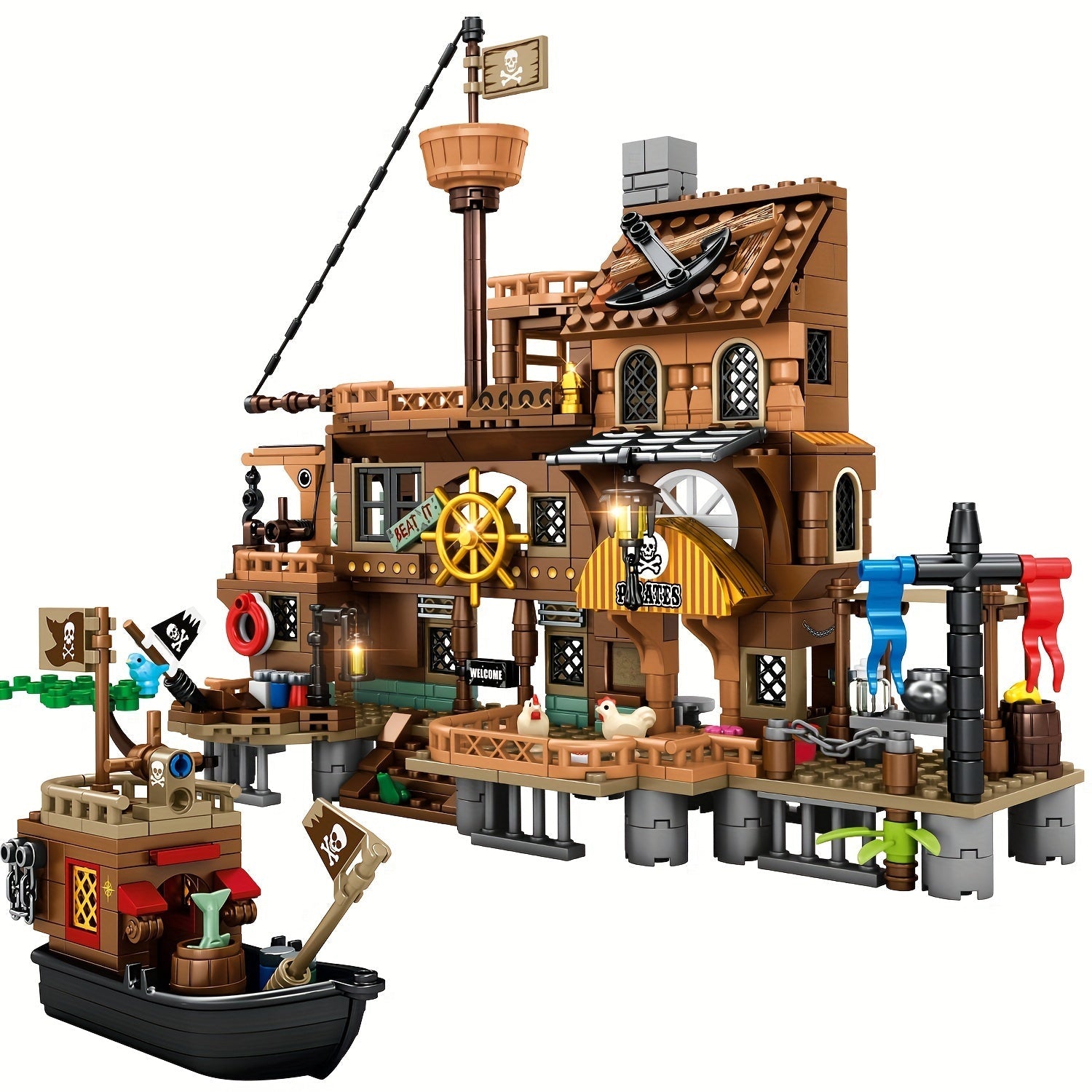 Aventure de Navire Pirate – Construisez Votre Propre Histoire de Flibustier