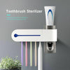 Stérilisateur de brosse à dents à lumière UV et distributeur de dentifrice