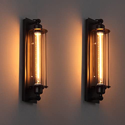 Applique industrielle rétro E27 | Lampe murale classique avec design LED moderne pour la décoration d'intérieur