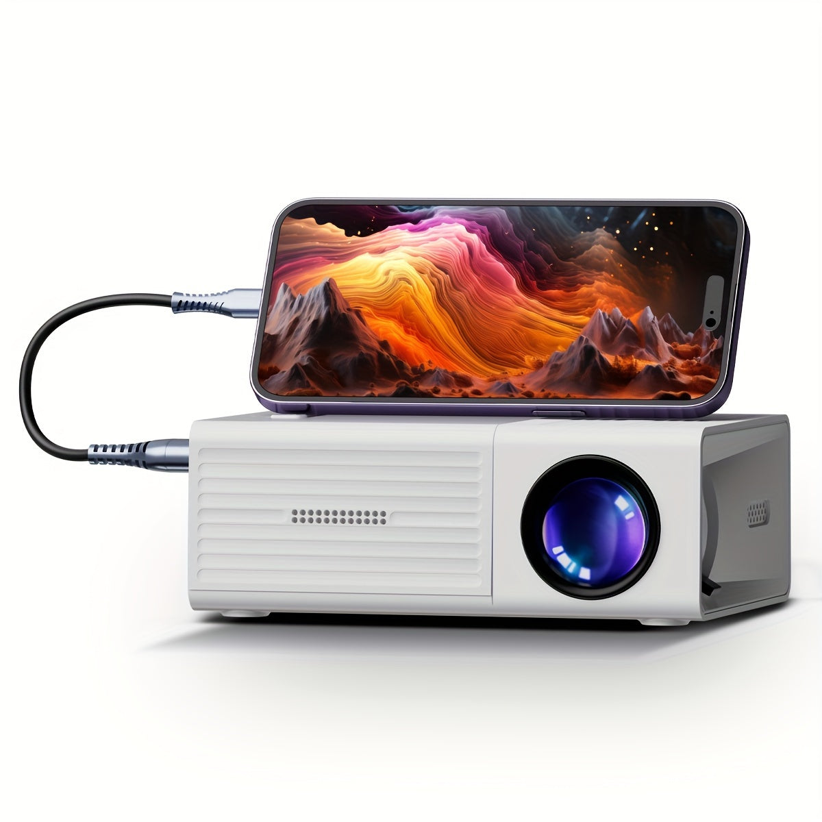 Mini Projecteur Ultra Lumineux (3000 Lumens) - LumoBeam