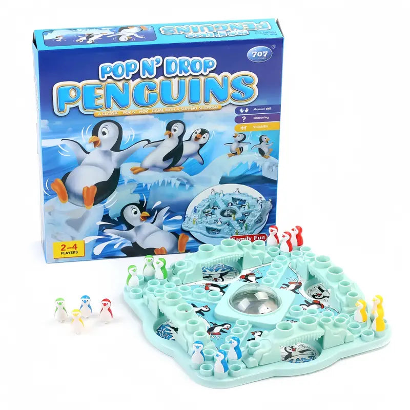 Aventure Glaciale Jeu de Société - Glisse de Pingouin