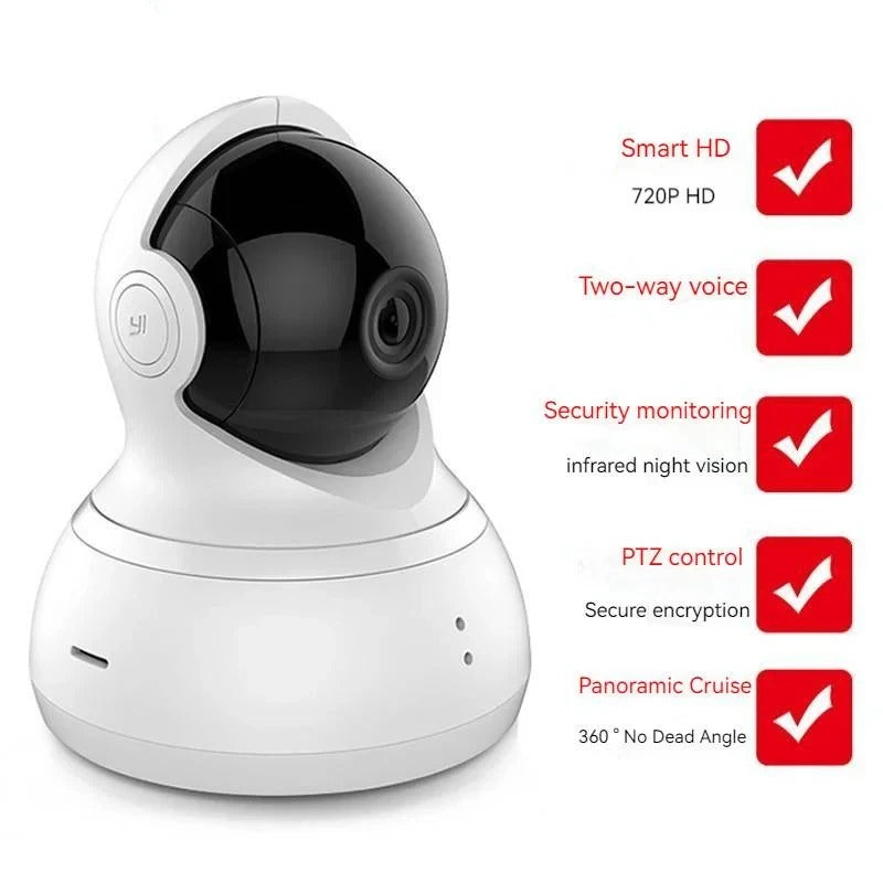 Caméra de Babyphone - Vision Nocturne 360° - Audio Bidirectionnel