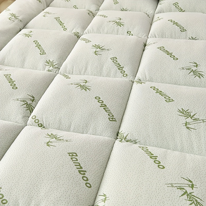BambooDream Matelas Topper King Size – Confort Rafraîchissant et Soutien Lombaire