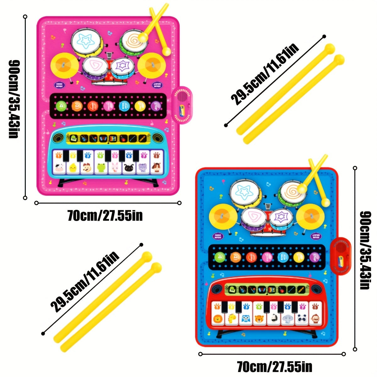 Tapis de Jeu Musical Coloré - Pour une Expérience Musicale Créative