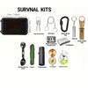 SurviveX Kit de Survie en Plein Air - Outils Essentiels pour Aventures et Situations d'Urgence