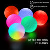 Caiton – Pack de 6 balles de golf LED avec capteur | Balles de golf lumineuses | Pour le golf de nuit, les fêtes et les idées de cadeaux