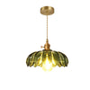 Suspension en Verre Bulle – Lampe Suspendue Élégante en Verre Transparent et Cuivre