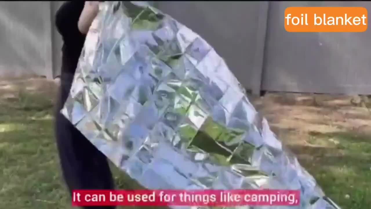 ThermoShield Couverture de Secours - Compacte et imperméable, pour une rétention optimale de la chaleur