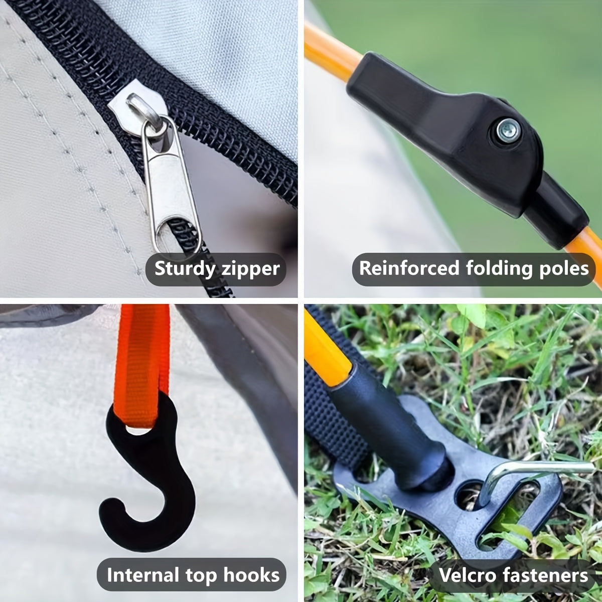 Tente de Camping Pliable Automatique – Confortable et Durable pour Aventures en Plein Air