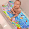 Tapis de Bain Antidérapant Extra Long – Lavable en Machine avec Ventouses