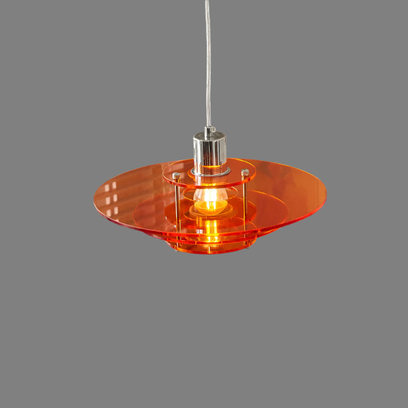 Suspension Moderne en Forme de UFO – Luminaire LED Contemporain en Acrylique et Fer