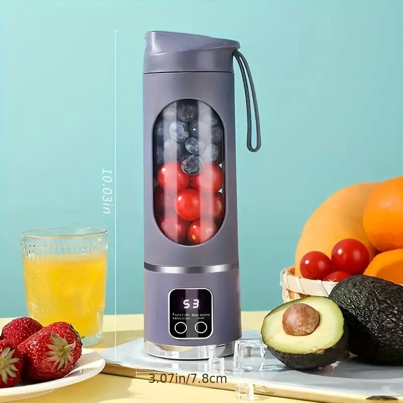 BlendLux Elite Mixeur à Jus | Fabricant de smoothies électrique portable avec recharge USB pour une fraîcheur à emporter