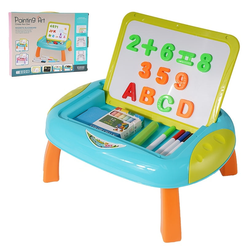 Tableau Éducatif pour Enfants – Double Face avec Chiffres et Lettres Magnétiques pour un Apprentissage Créatif