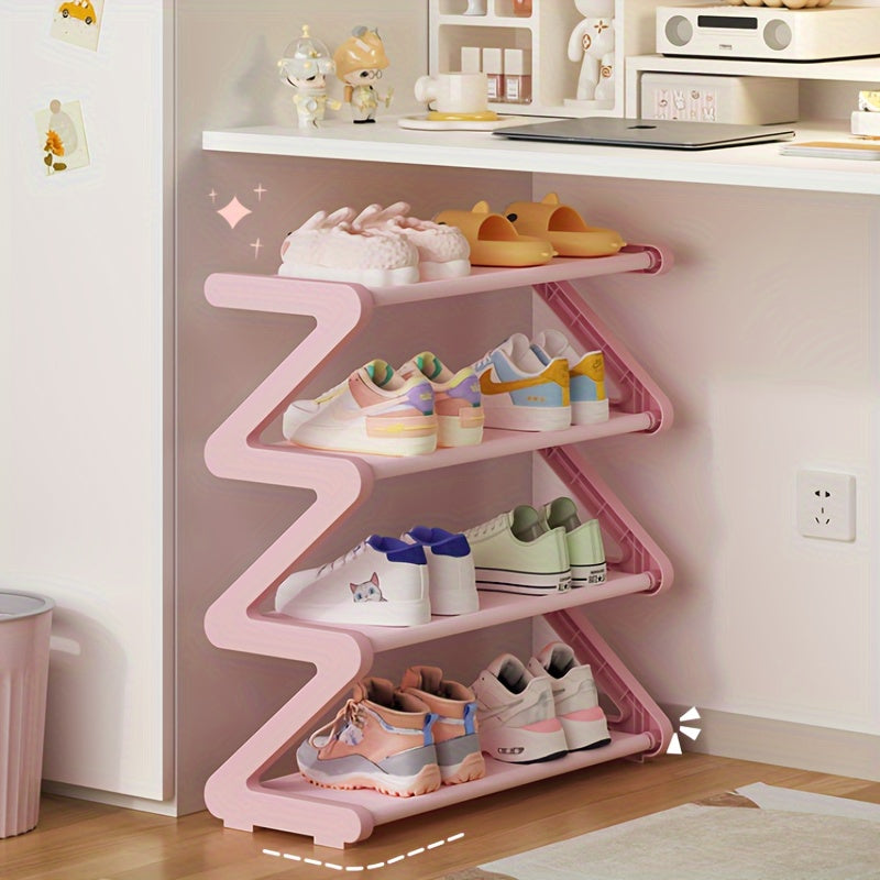 ZigZag ShoeRack - Rangement à Chaussures Élégant et Gain de Place