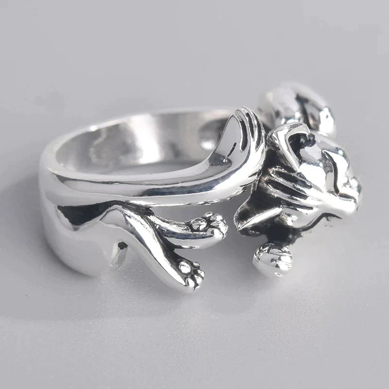 Bague Chat Chanceux (ajustable)