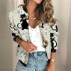 Veste zippée imprimée tendance pour femmes - Faye