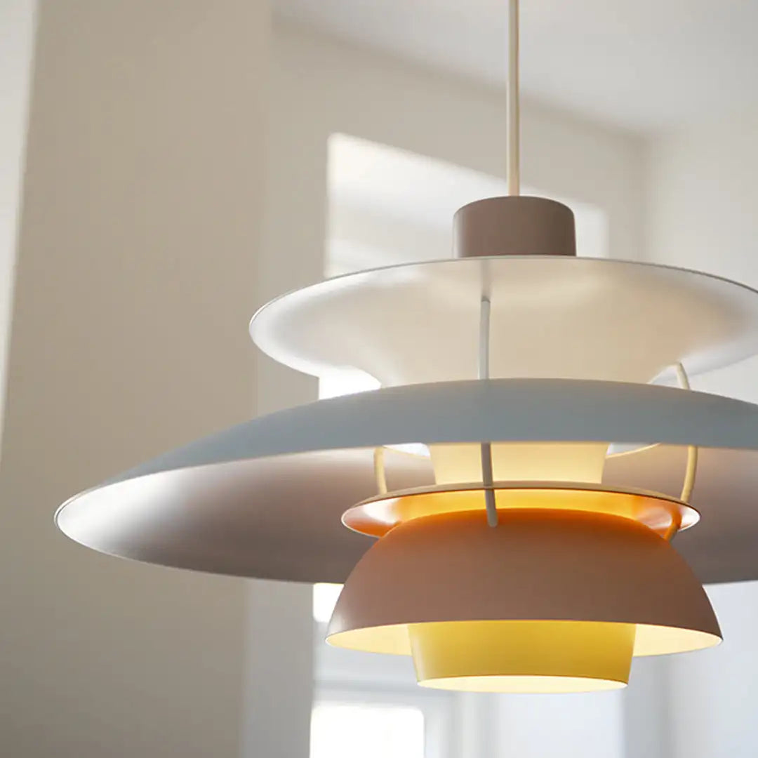 Lampe pendante LED moderne | Lampe suspendue élégante en métal et acrylique pour un éclairage d'ambiance confortable.